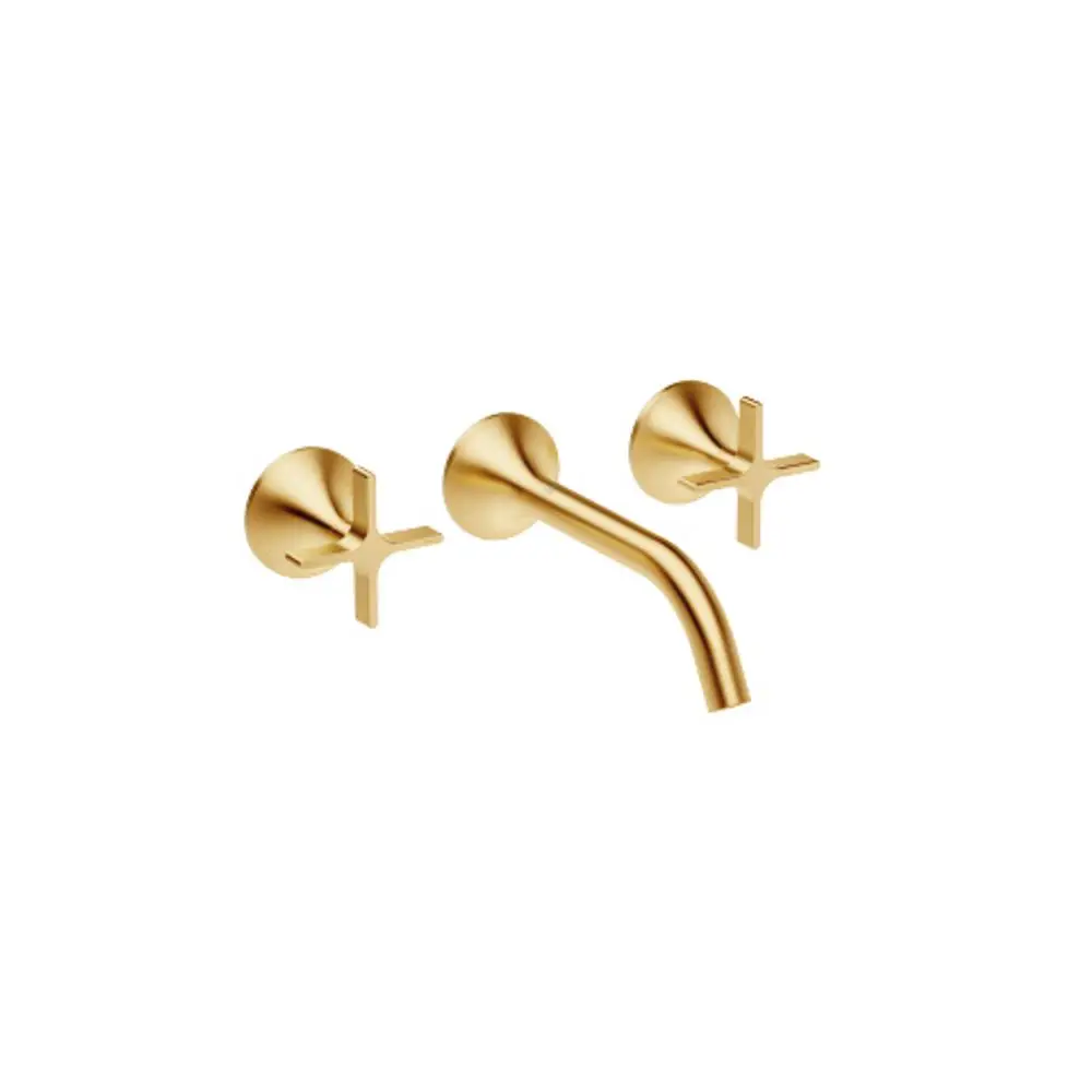 DORNBRACHT Waschtisch-Wandbatterie ohne Ablaufgarnitur VAIA 36712809 Messing gebürstet (23kt Gold), 36712809-28 Galeriebild 1